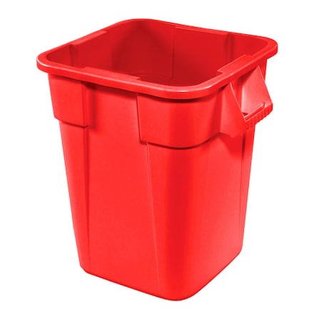 Rubbermaid Commercial RUBBERMAID  Square Container - 28-Gallon Capacity - Red FG352600RED